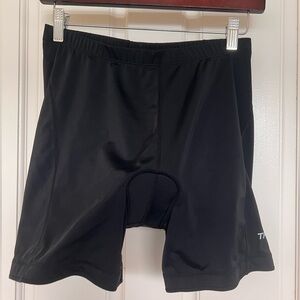 Black biking shorts cycling